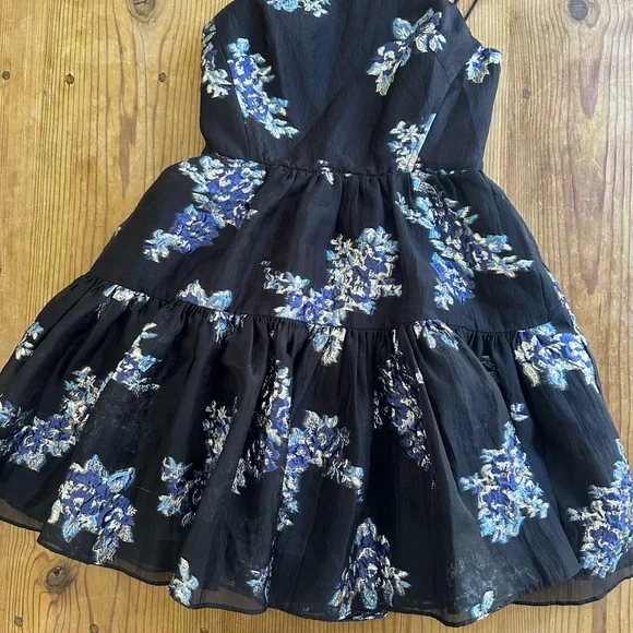 ML Monique Lhuillier Floral Metallic Mini Dress
ML Monique Lhuillier NWOT - Picture 2 of 8